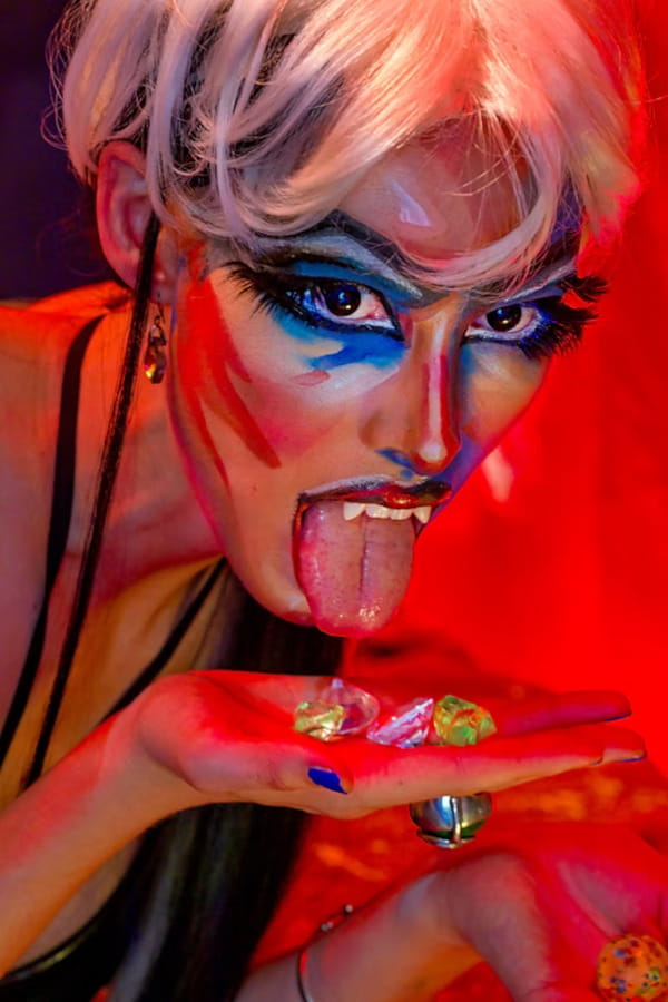 Artistic face portrait of Nausi